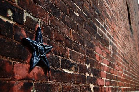 what does metal star on outside of house mean|cast iron stars on buildings.